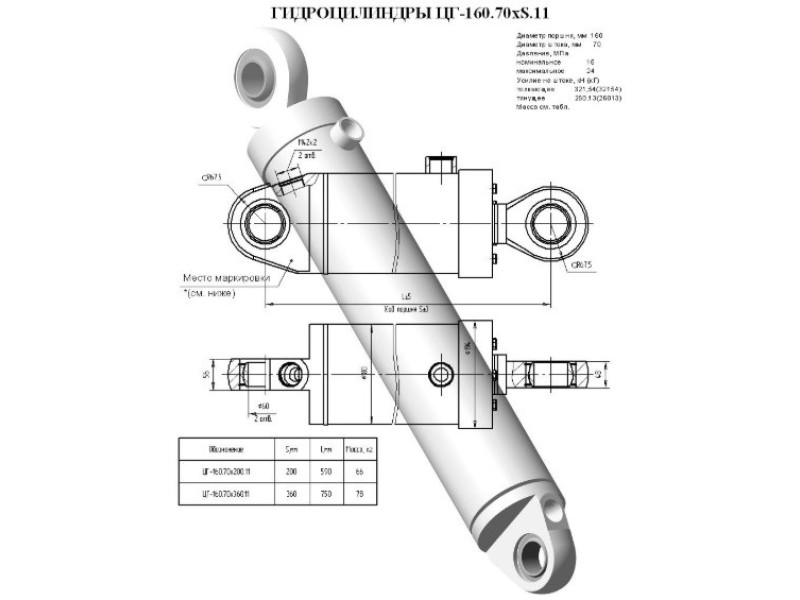 ЦГ-160.70х200.11