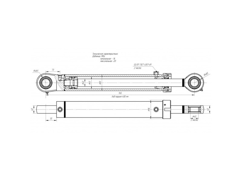 ЦГ-63.40х400.11