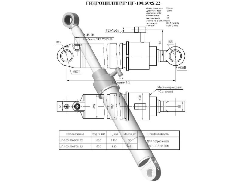ЦГ-100.60х800.22