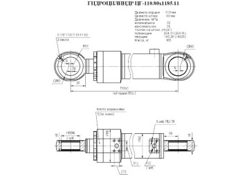 ЦГ-110.80х1185.11