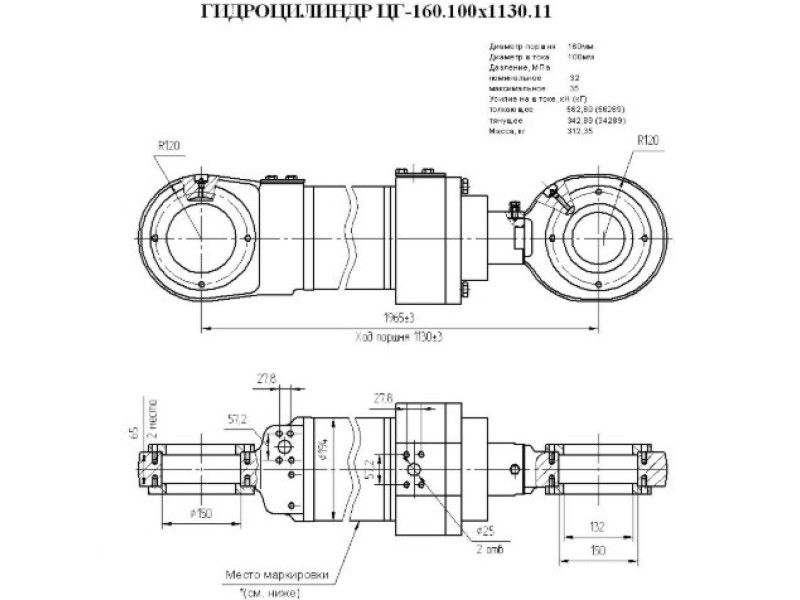 ЦГ-160.100х1130.11